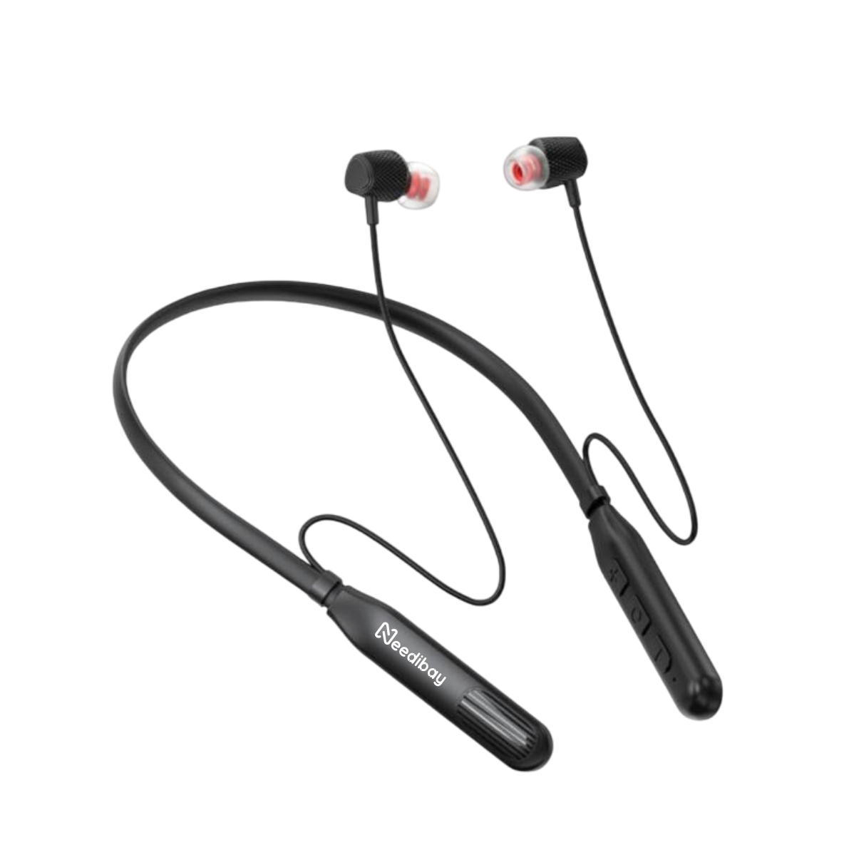 Needibay MUSIC Wireless Bluetooth Neckband Earphones – Deep Bass Music Series