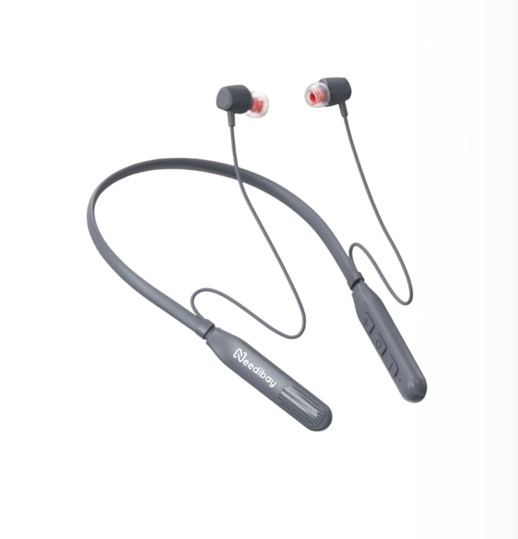 Needibay MUSIC Wireless Bluetooth Neckband Earphones – Deep Bass Music Series